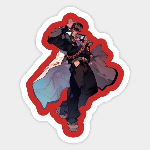 FIERCE JOTARO Sticker by Drank